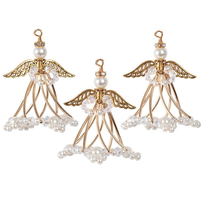 CHRISTMAS ORNAMENT KIT GOLDEN ANGELS