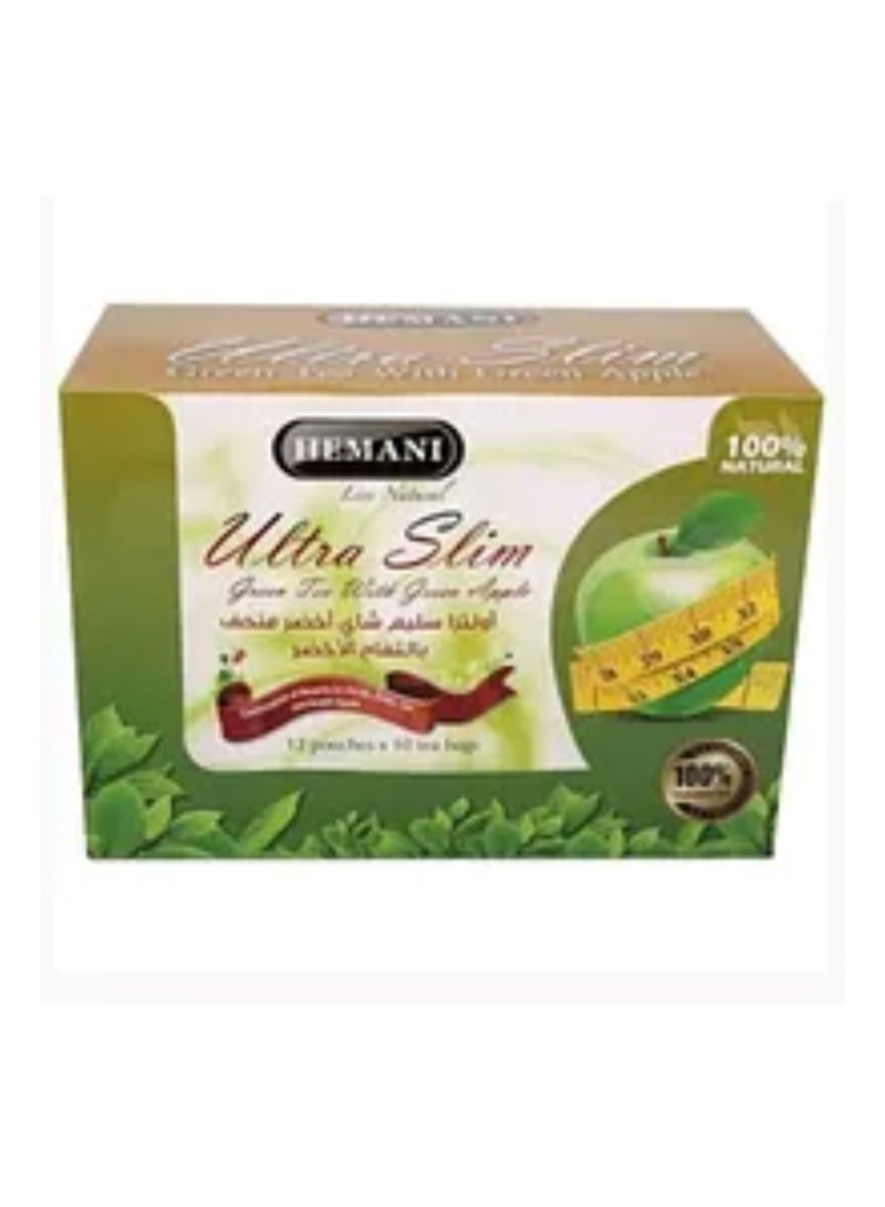Himani Ultra Slim Green Tea with Green Apple (12 Pieces Full Carton)