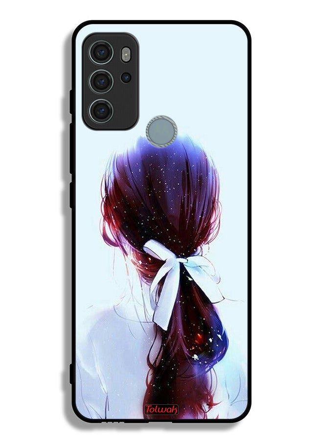 Motorola Moto G60S Protective Case Cover Tie Hair With Hairband Girl Art - pzsku/ZF6DA07360BAB7E3BFF91Z/45/_/1695553433/63ce3d41-bde1-480e-a8c5-c08f51a98a27