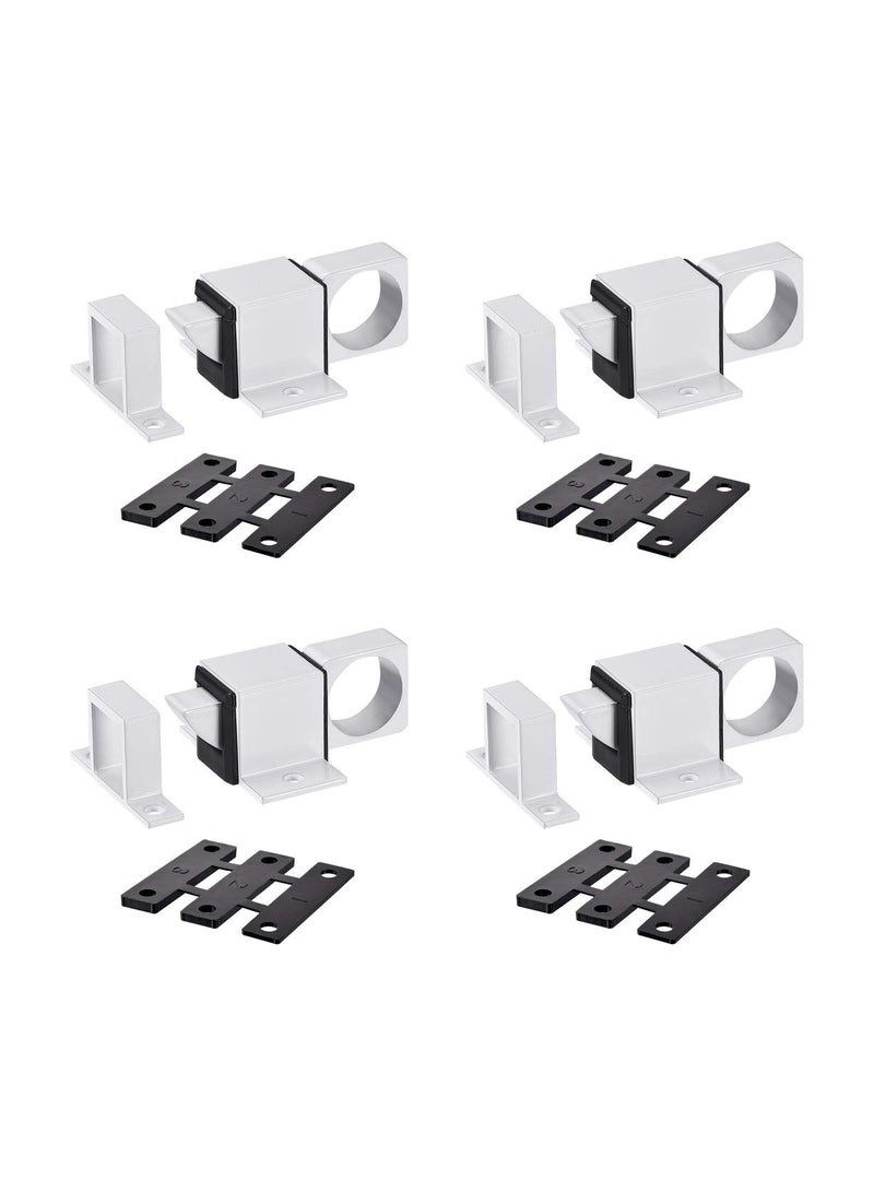 SYOSI, 4 Pcs Alloy Spring Latch Bolt, Automatic Latch Lock, Suitable for Windows Wooden Doors - Image 1