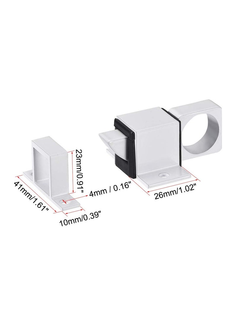 SYOSI, 4 Pcs Alloy Spring Latch Bolt, Automatic Latch Lock, Suitable for Windows Wooden Doors - Image 2
