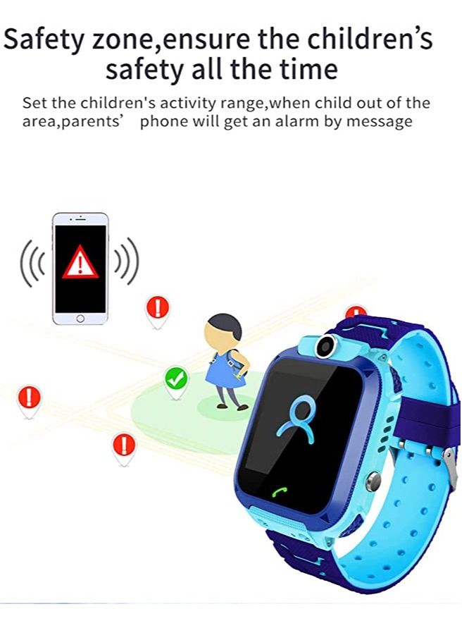 C002 Waterproof Smart Watch For Kids Blue - Image 2