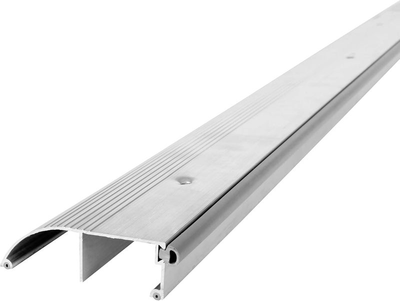 M-D Building Products 8631 1-Inch x 36-Inch High Bumper Threshold in Aluminum - Image 1