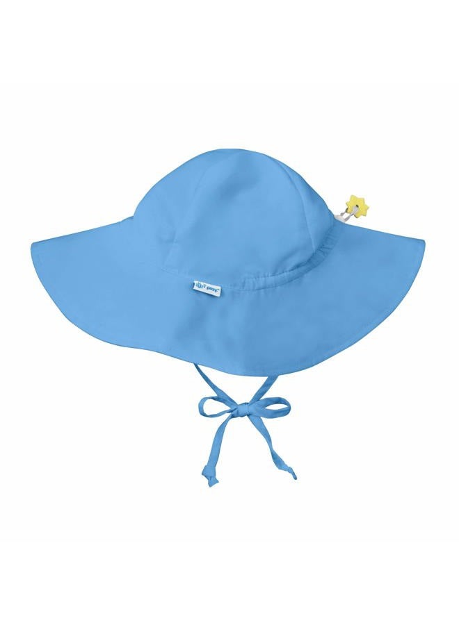 i play Unisex Baby Mod Brim Sun Protection Pinwheel Hat, Light Blue, 2-3 Years - Image 1