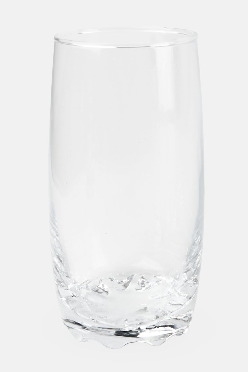 Gourmet Home Gourmet Everyday 4 Pieces Cooler Crest Glass 385ml, Transparent  - Image 3
