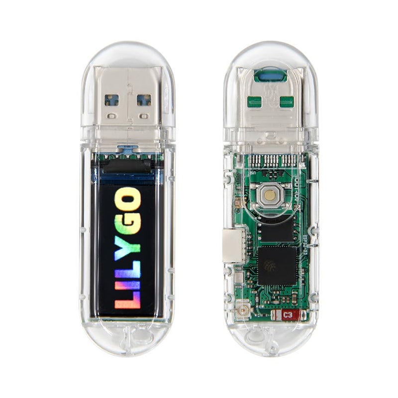 LILYGO T-Dongle-S3 ESP32-S3 TTGO Development Board with Screen Dongle 0.96 inch ST7735 LCD Display TF Card - Image 1
