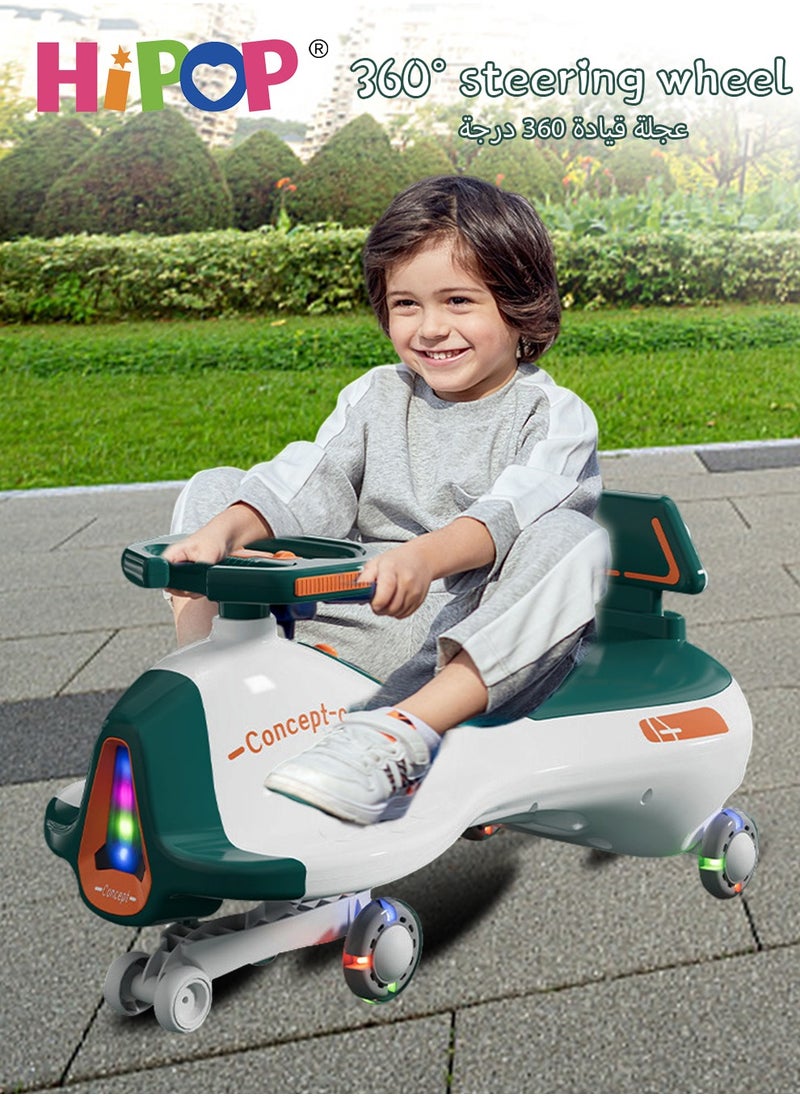 Ride On Car for Kids,Magic Swing Car,Twist Car with Music and Light,Silent and Anti-Rollover,Children's Riding Toy