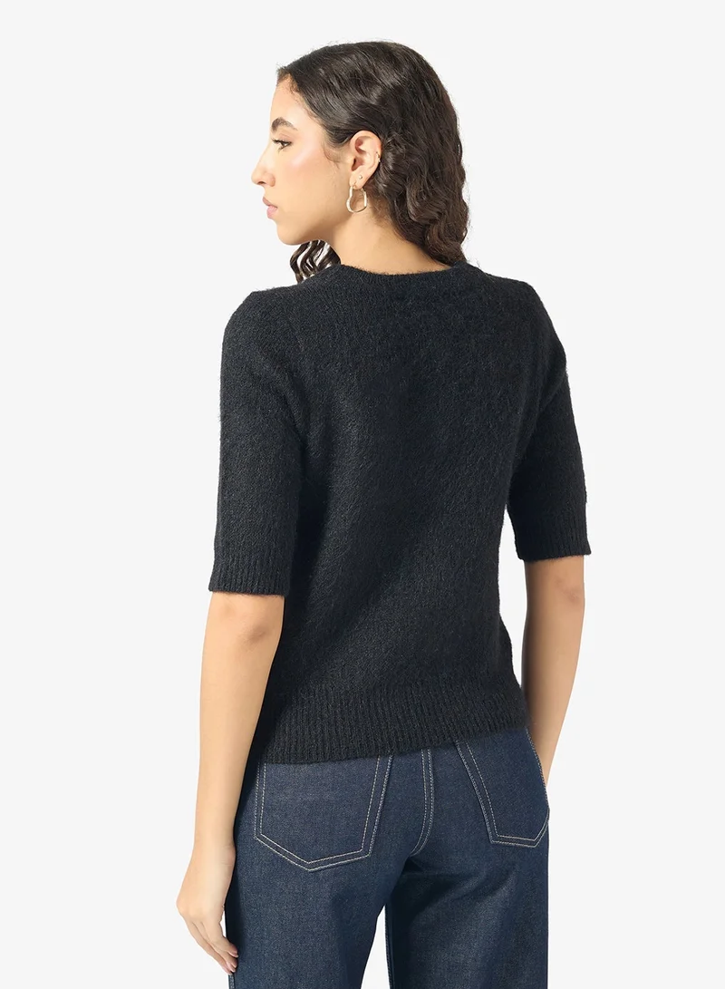 Only  Rhinestone Pullover Sweater for Women | Best Price UAE