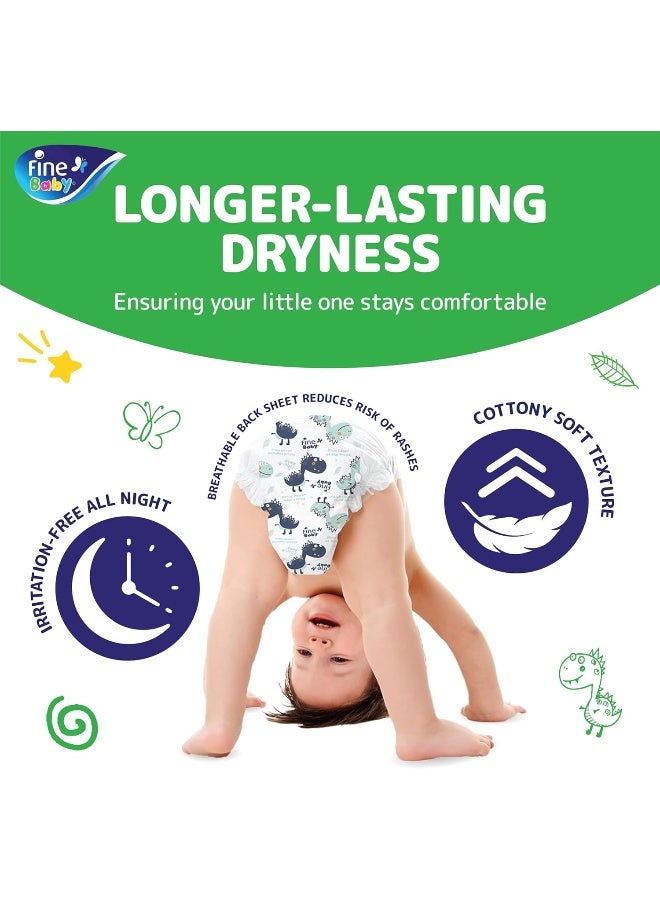 Fine Baby Diapers Small Size 2 (3-6 kg) Super Saver Pack 168 Diapers - Image 3