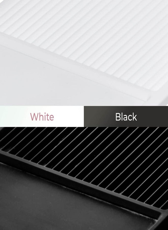 iDesign The Sarah Tanno Collection Heat-Resistant Silicone Mat for Cosmetic Drawer Organizers, White - Image 5