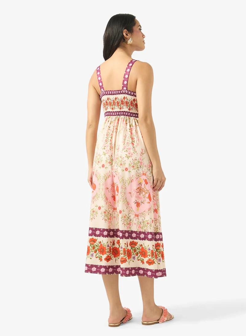سولايرا Printed Beach Dress