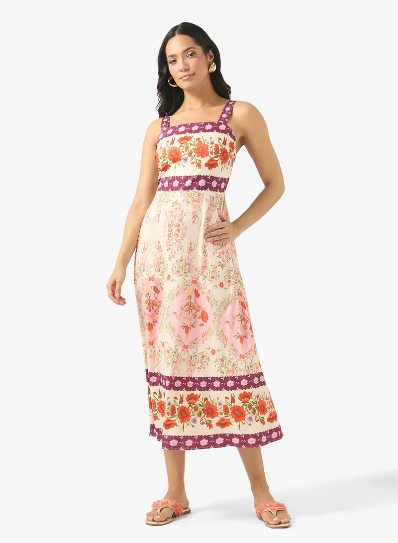 سولايرا Printed Beach Dress
