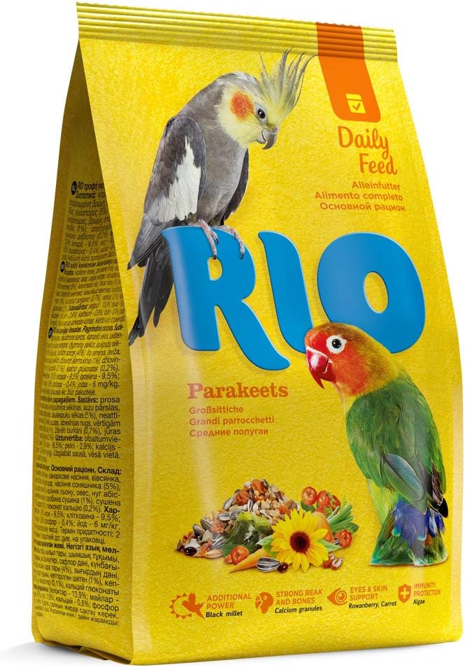 RIO Daily Food for Parakeets 3kg - Complete Nutrition Mix - Image 1