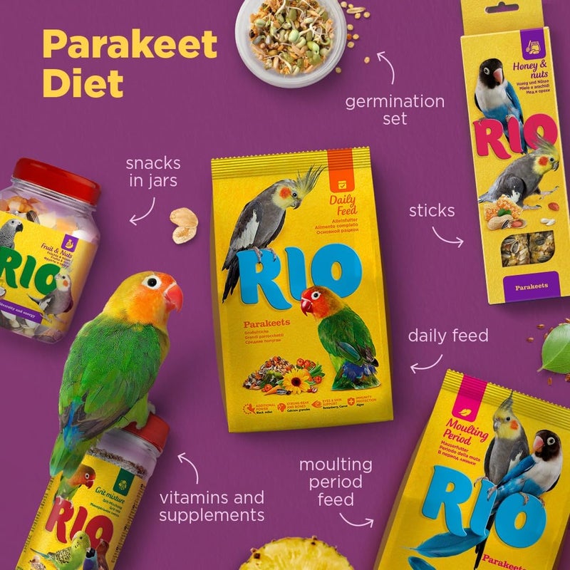 RIO Daily Food for Parakeets 3kg - Complete Nutrition Mix - Image 5