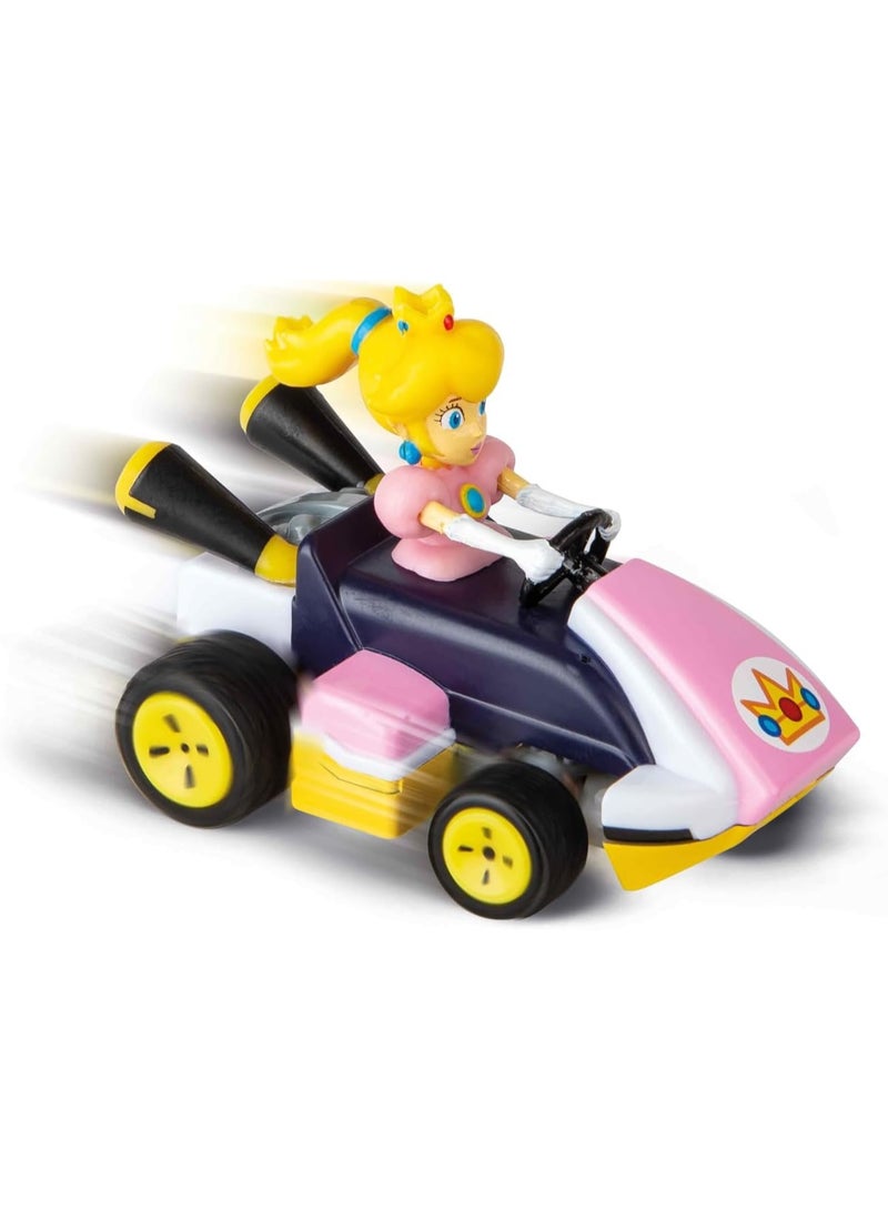 Carrera Mario Kart RC Car for Kids & Adults – Official Peach Remote Control Toy, 2.4GHz Wireless, Ready to Run, Rechargeable Battery, Mini Size, Indoor & Outdoor Racing Fun – Licensed Nintendo Gift  Arabic: - Image 5