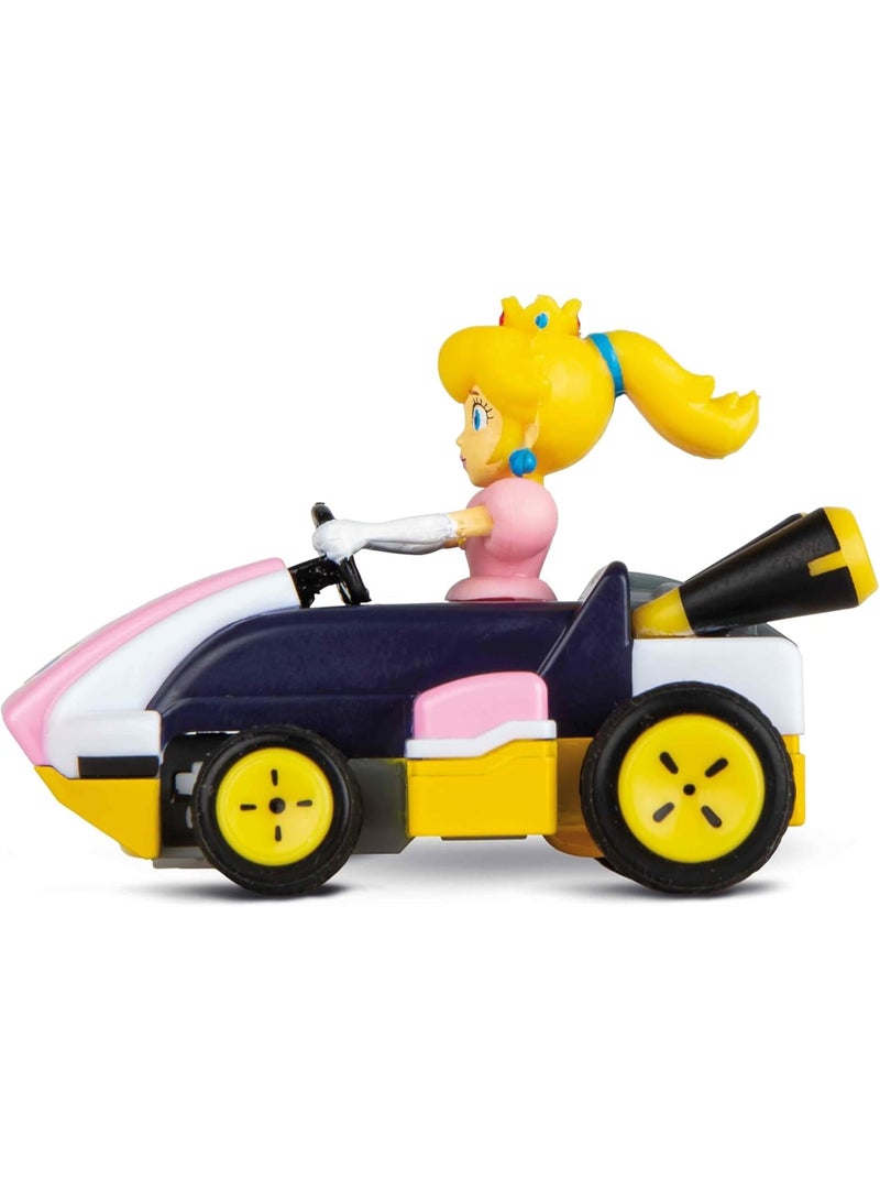 Carrera Mario Kart RC Car for Kids & Adults – Official Peach Remote Control Toy, 2.4GHz Wireless, Ready to Run, Rechargeable Battery, Mini Size, Indoor & Outdoor Racing Fun – Licensed Nintendo Gift  Arabic: - Image 4