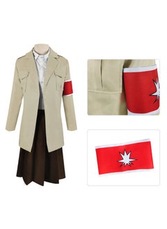 Generic Anime Attack on Titan Pieck Finger Military Uniform Suits Attack on Titan Coat Robes Cosplay Costume Costume  - Image 3