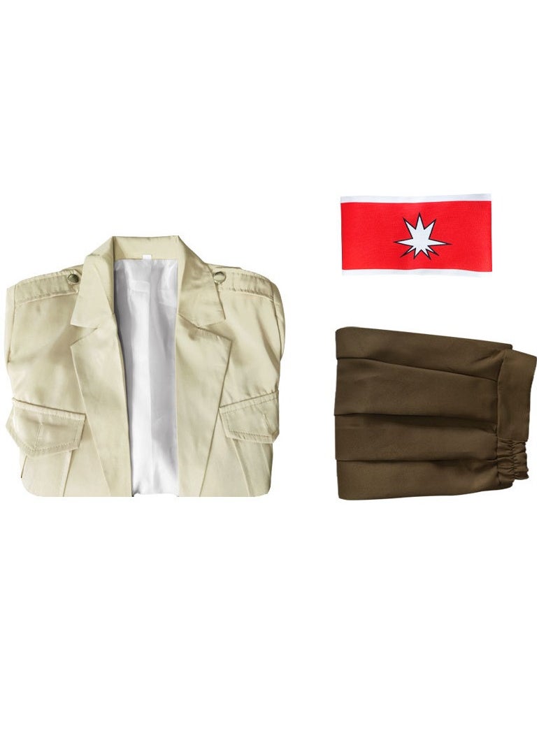 Anime Attack on Titan Pieck Finger Military Uniform Suits Attack on Titan Coat Robes Cosplay Costume Costume  - Image 4