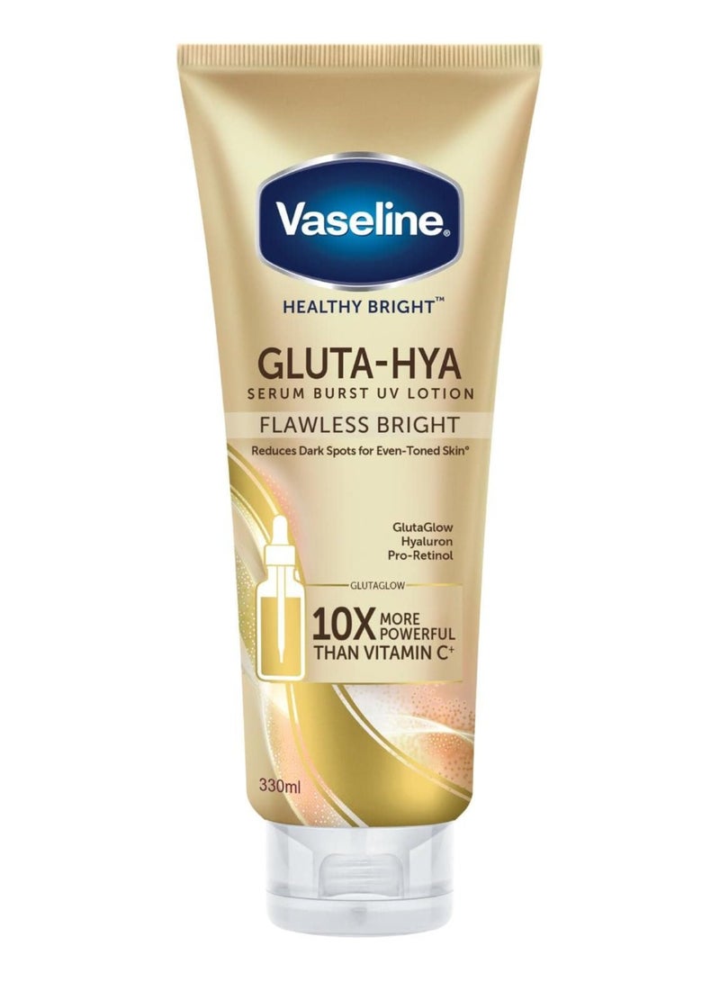 Vaseline Healthy Bright Gluta-Hya Flawless Glow Serum-In-Lotion 330 ml 1 - Image 1