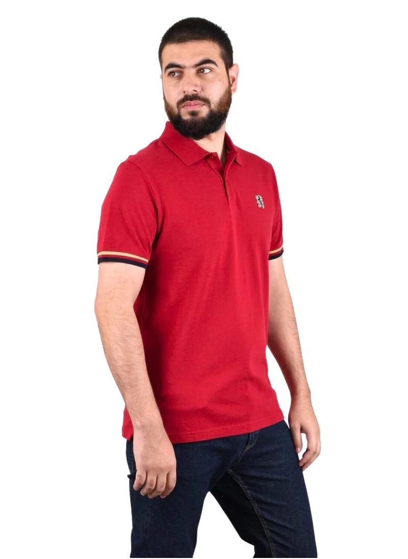 جيوردانو Giordano Men's Performance Polo Red