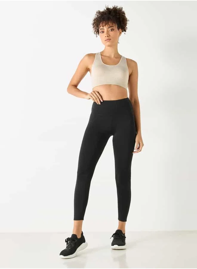 ADOT by Splash Textured Racerback Bra