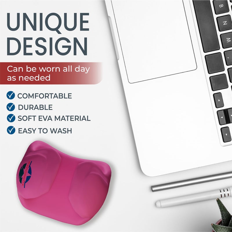 EXPOPROX Wearable Gaming Wrist Rest for Keyboard, Mouse pad, Laptop, and PC Work or Gamer Support. (Pink, S-M) - Image 5