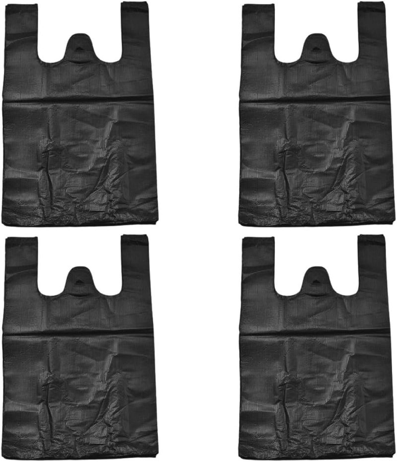 200pcs Black Kitchen Trash Bags 48.5x31cm Thickened Plastic Garbage Bags for Bathroom Bedroom Home Use Sturdy Household Waste Liners - Image 1