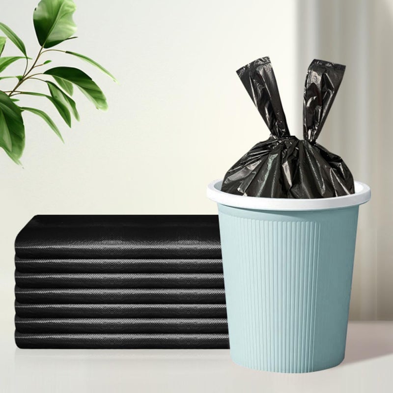 200pcs Black Kitchen Trash Bags 48.5x31cm Thickened Plastic Garbage Bags for Bathroom Bedroom Home Use Sturdy Household Waste Liners - Image 3