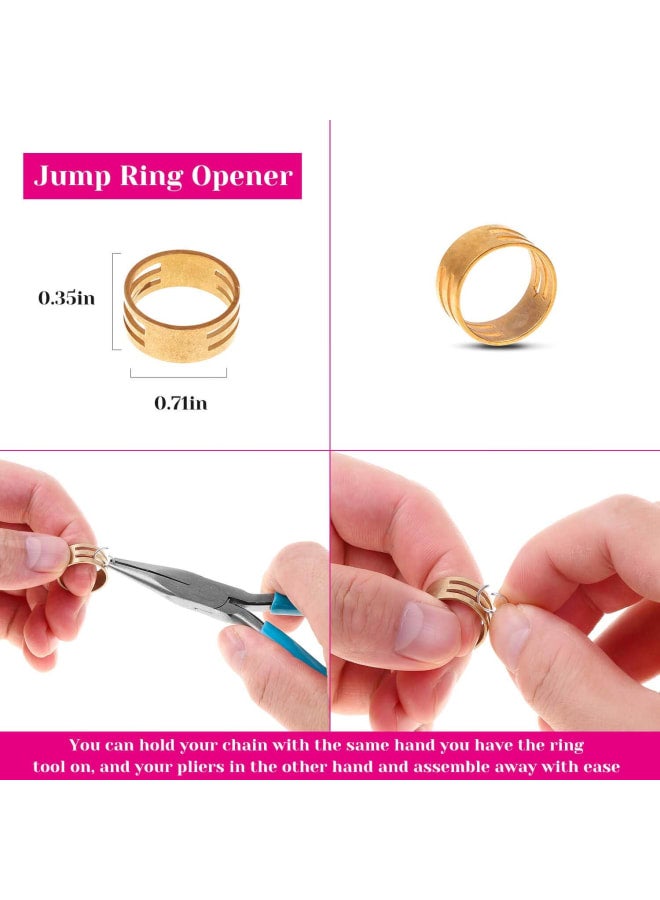 Jump Rings and Jewelry Pliers for Jewelry Making, Jewelry Repair Kit with 1520Pcs Silver Jump Rings and 3Pcs Jewelry Pliers for Earrings, Necklaces, Rings, Bracelets and Jewelry Making Supplies - Image 5