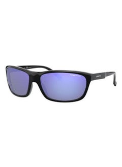 Arnette ARNETTE SUNGLASS AN4263 41/22 SIZE 63 SHINY BLACK FRAME WITH DARK GREY MIRROR WATER POLARIZED LENS UNISEX  - Image 2