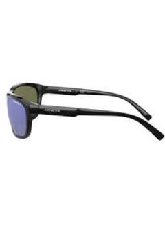 Arnette ARNETTE SUNGLASS AN4263 41/22 SIZE 63 SHINY BLACK FRAME WITH DARK GREY MIRROR WATER POLARIZED LENS UNISEX  - Image 4