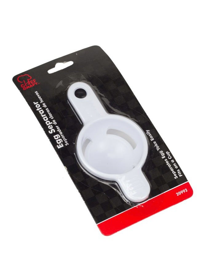 Chef Craft Basic Plastic Egg Separator, 7 inch, White - Image 2