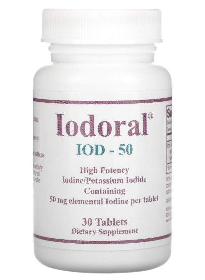 Optimox Iodoral IOD-50 50 mg 30 Tablets