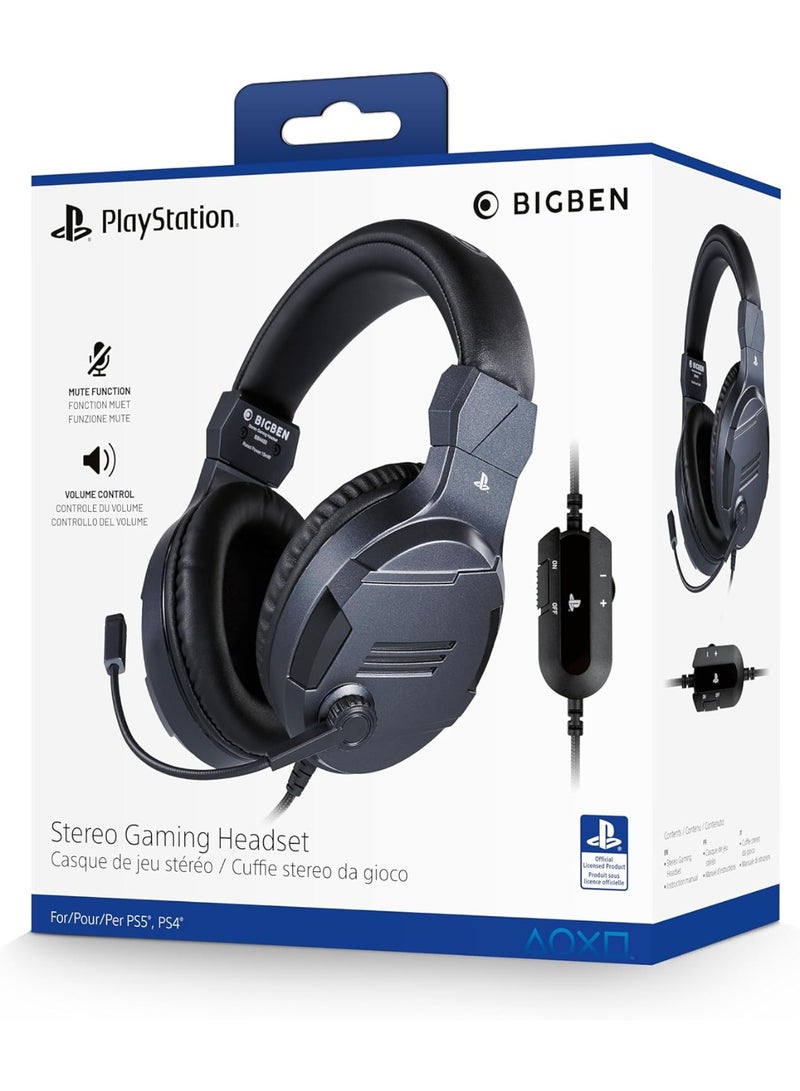 BIGBEN Nacon BigBen V3 Stereo Gaming Headset Officially Licensed for PlayStation PS4, PS5 - Titan - Image 2