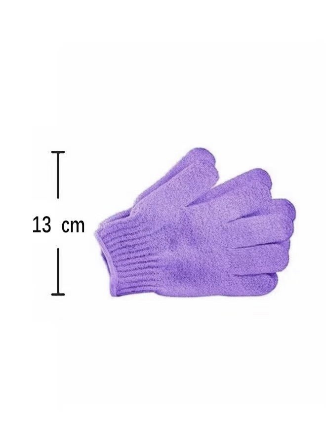 Exfoliating Gloves, Premium Scrub, Double Sided Bath Gloves, Skin Exfoliator for Body, Spa Massage Dead Skin Cell Remover, Shower Accessories for Women Man - Image 5