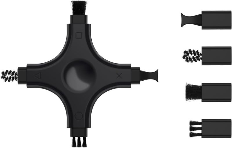 CODOGOY Port Cleaning Kit for iPhone, Charging Port Cleaner Tool with Soft Brushes for Lightning & USB-C, All Devices Cleaning Tool - Black - Image 1