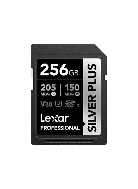 Lexar 256GB Professional SILVER PLUS UHS-I SDXC Memory Card