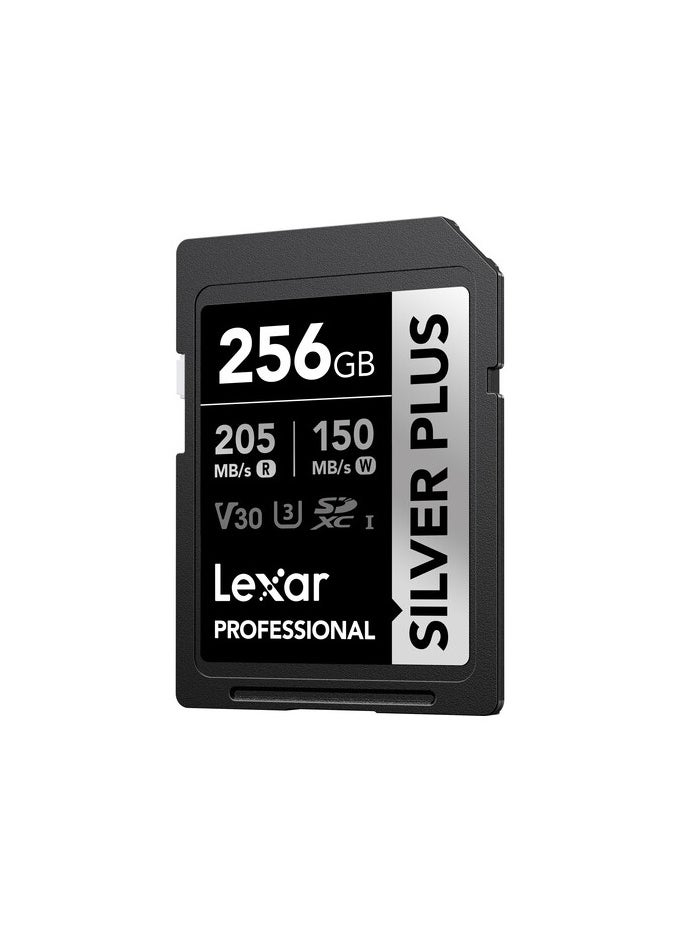 Lexar 256GB Professional SILVER PLUS UHS-I SDXC Memory Card