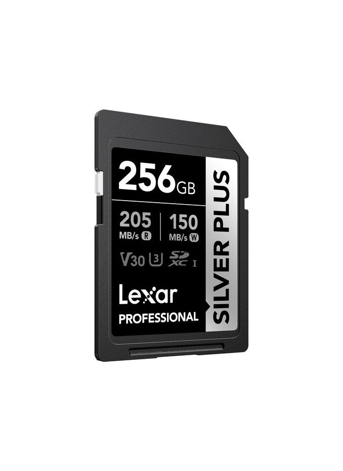 Lexar 256GB Professional SILVER PLUS UHS-I SDXC Memory Card
