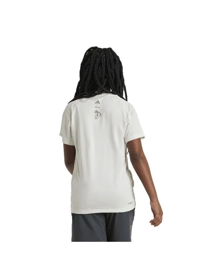 adidas تيشيرت تدريب أديداس G Dy Lk T بيج للأطفال 5-6 سنوات