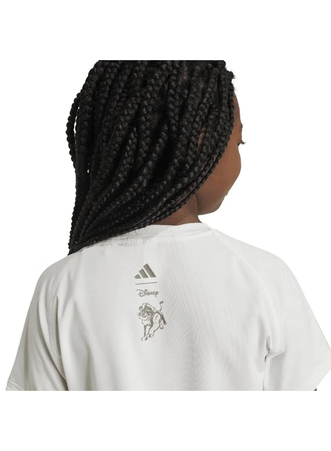 adidas تيشيرت تدريب أديداس G Dy Lk T بيج للأطفال 5-6 سنوات