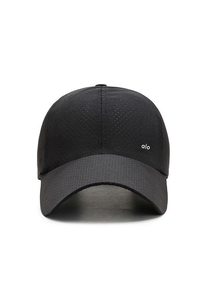 alo - Alo Yoga Lightweight Breathable Mesh Outdoor Sports Cap with Sun Protection and UV Blocking Function (Covered with Net Eyelets) - Image 1