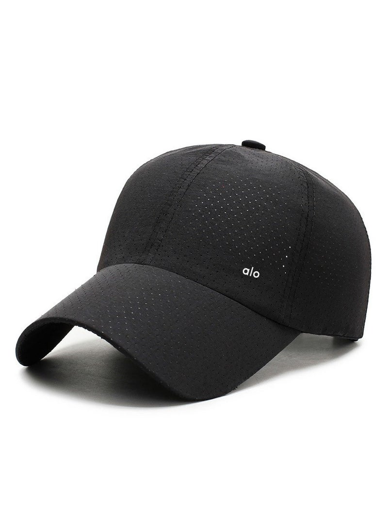 alo - Alo Yoga Lightweight Breathable Mesh Outdoor Sports Cap with Sun Protection and UV Blocking Function (Covered with Net Eyelets) - Image 1