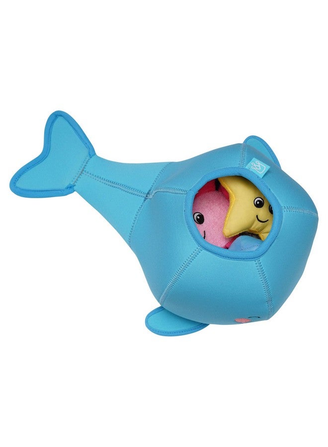 Manhattan Toy Manhattan Toy Neoprene Whale 5-Piece Floating Spill n Fill Bath Toy with Quick Dry Sponges and Squirt Toy - Image 2