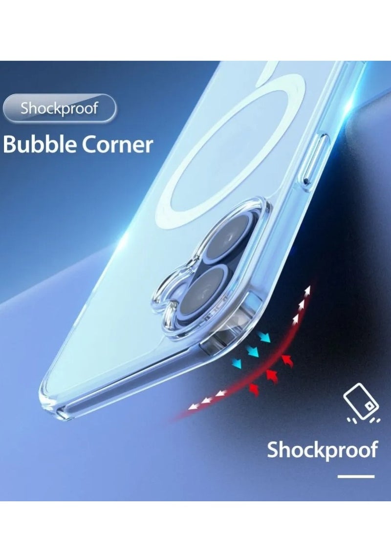 Dux Ducis Clin Mag Series Transparent Case for iPhone 16 - Clear - Image 3