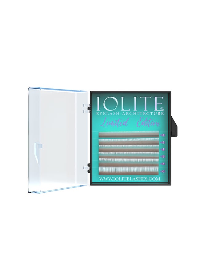 IOLITE Colored Classic Lashes Eyelashes Ombre Silver B Curl 7T Mix 2
