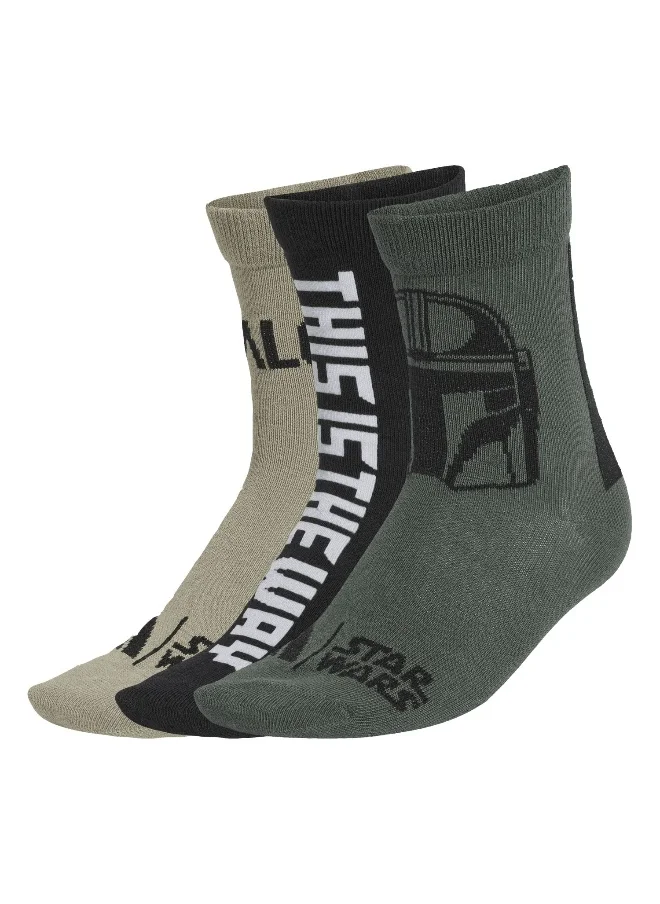 Adidas adidas star wars mandalorian youth unisex crew socks