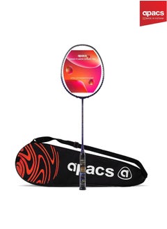 Apacs Nano Fusion Speed 722 Ultra Light 77g Badminton Racket | Japanese Graphite Frame | 30LBS Tension | Medium Flex | Even Balance (285±5mm)  - Image 1