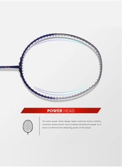 Apacs Nano Fusion Speed 722 Ultra Light 77g Badminton Racket | Japanese Graphite Frame | 30LBS Tension | Medium Flex | Even Balance (285±5mm)  - Image 5