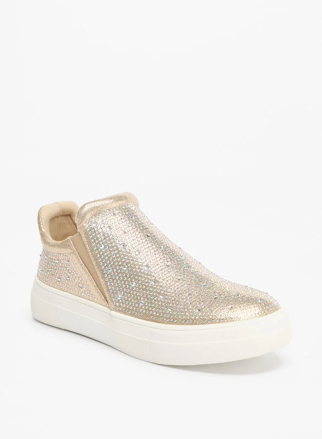 فلورا بيلا من شو إكسبرس Women's Embellished Slip-On Casual Shoes Sneakers Ramadan Collection